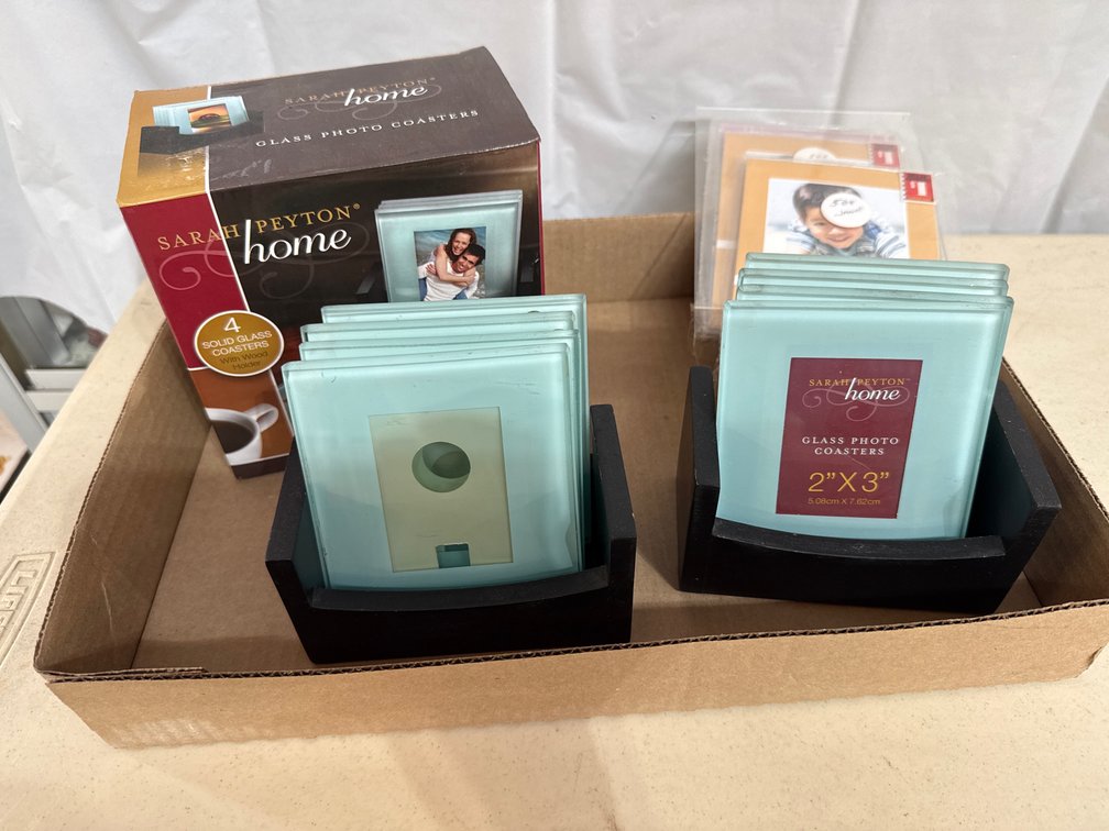 Glass Coaster Photo Frames, Others