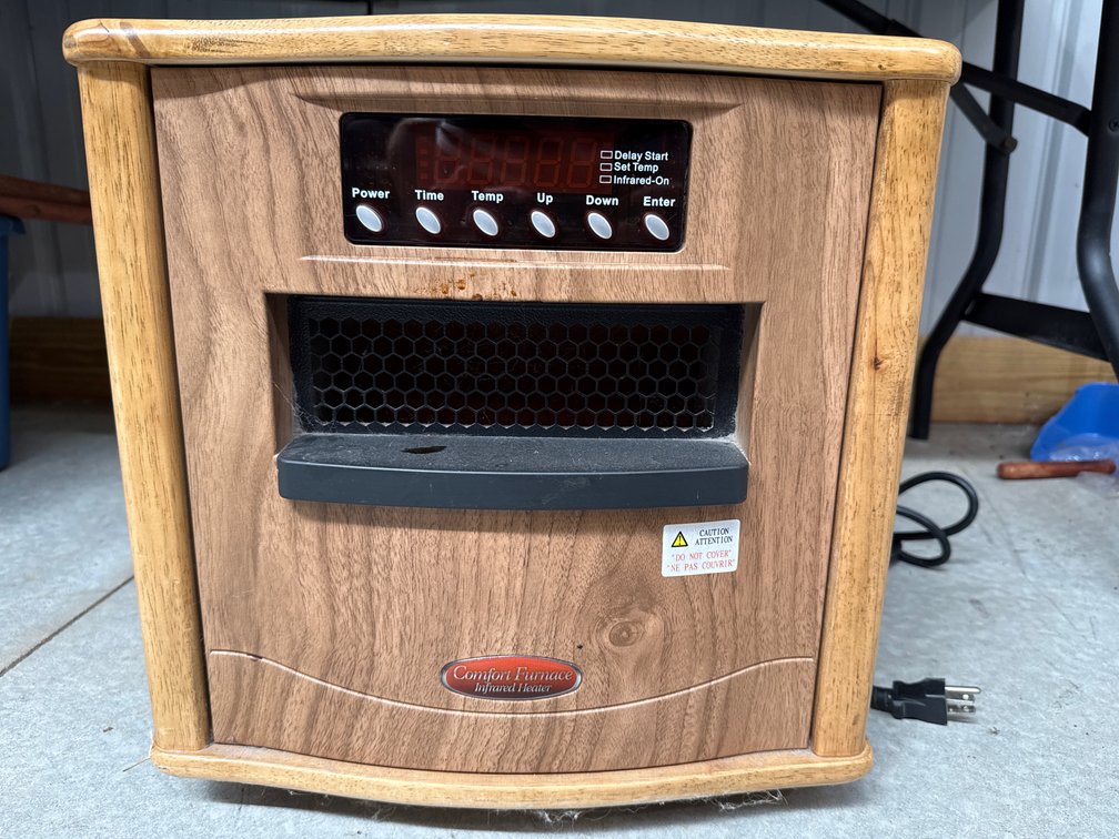 Comfort Furnace Heater with Remote