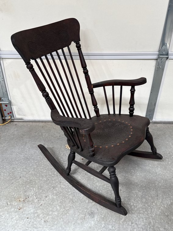 Vintage Wood Rocking Chair