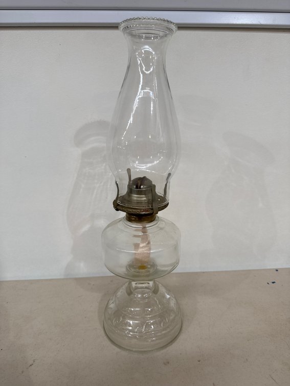 Oil Lamp-17" Tall