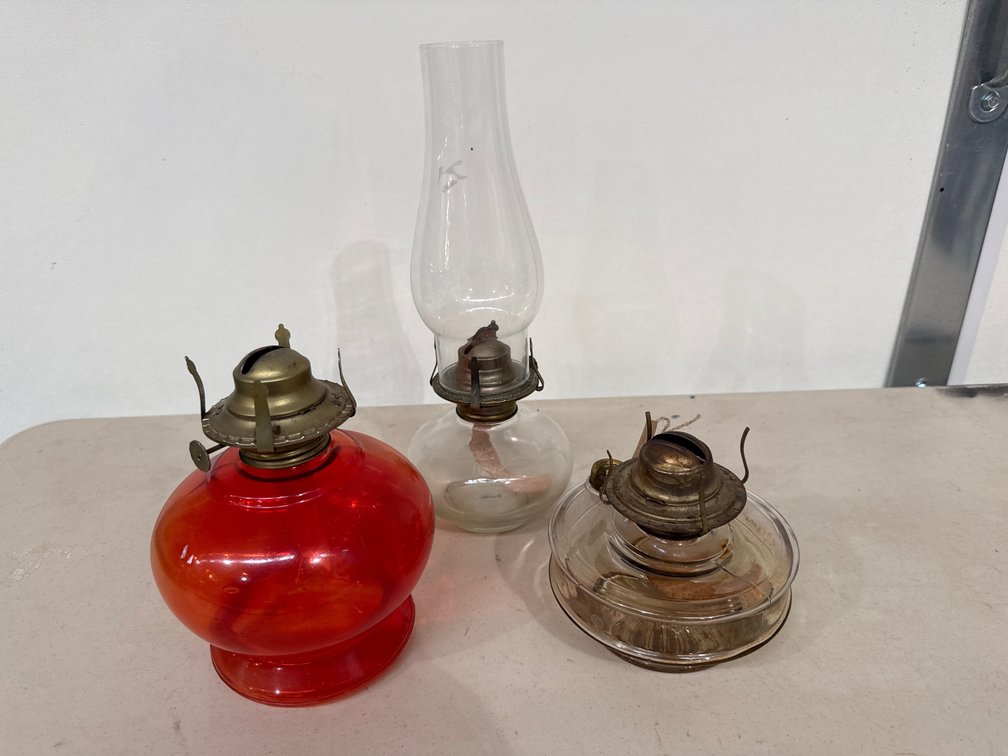 Oil Lamps and Bases