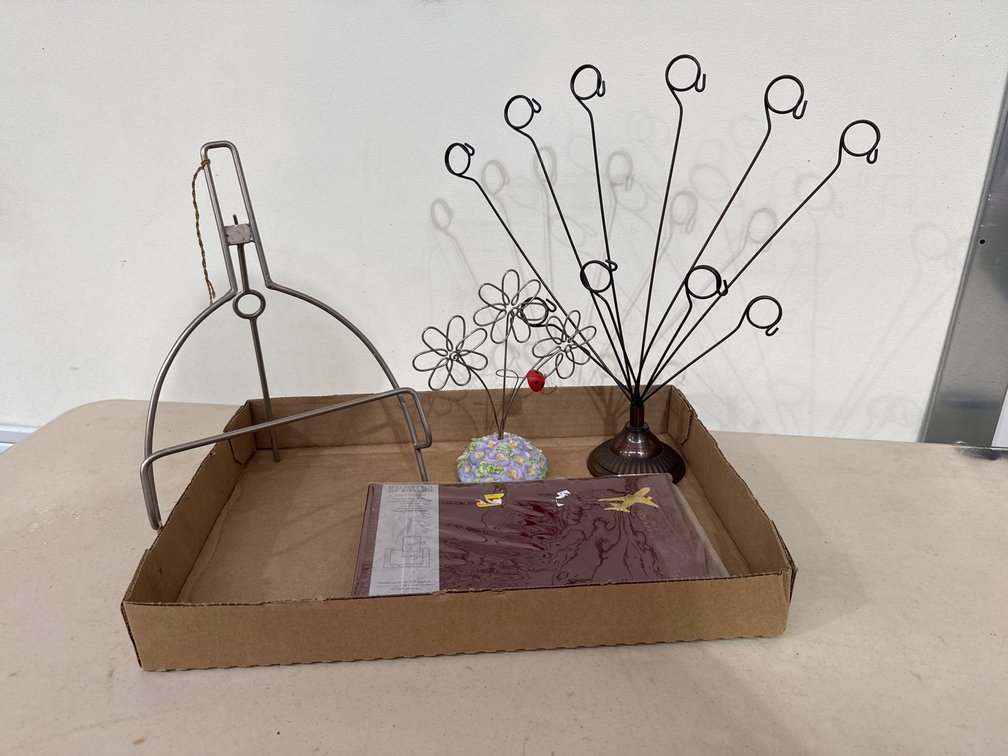 Metal Photo Holders and Book