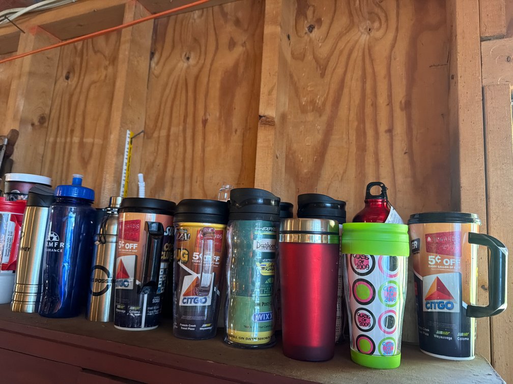 Variety of Travel Mugs