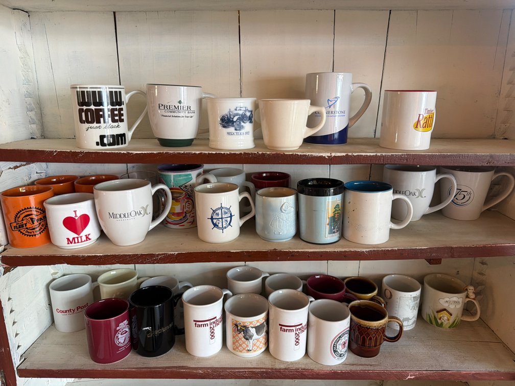 Large Lot of Coffee Mugs-Advertising and Vintage