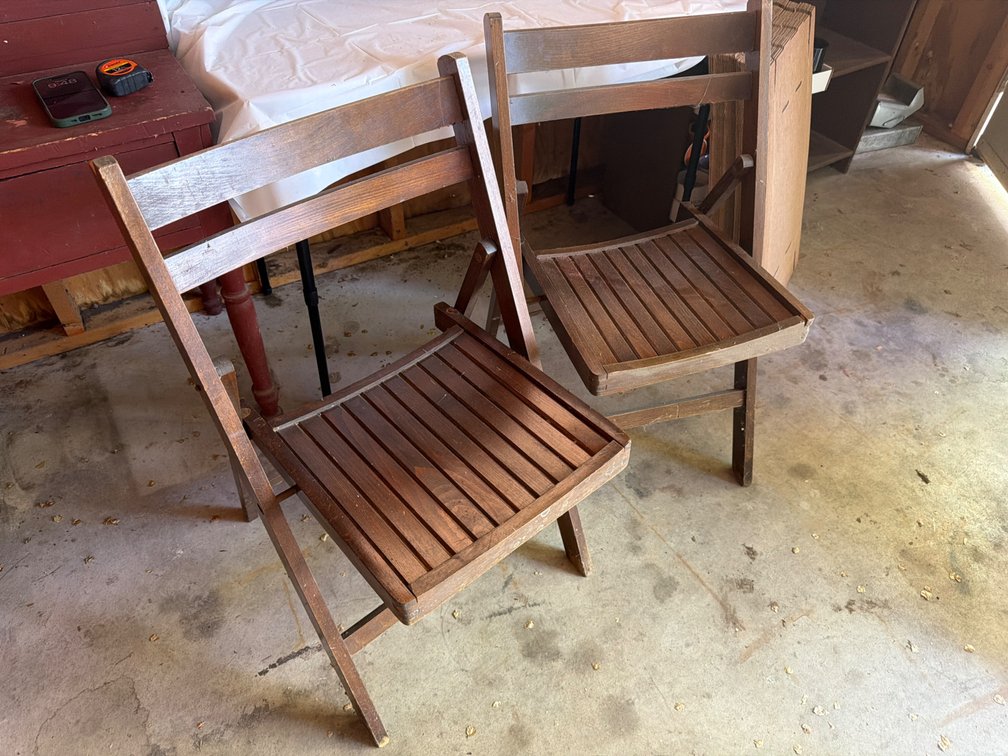 Wood Folding Chairs-2