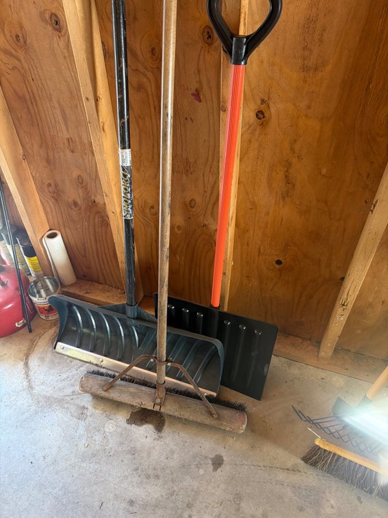 Shovels and Push Broom