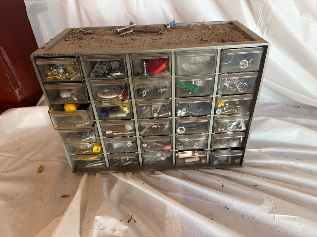 Organizing Bin with Contents