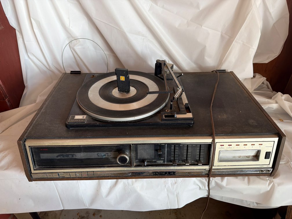 Old Zenith Record Player