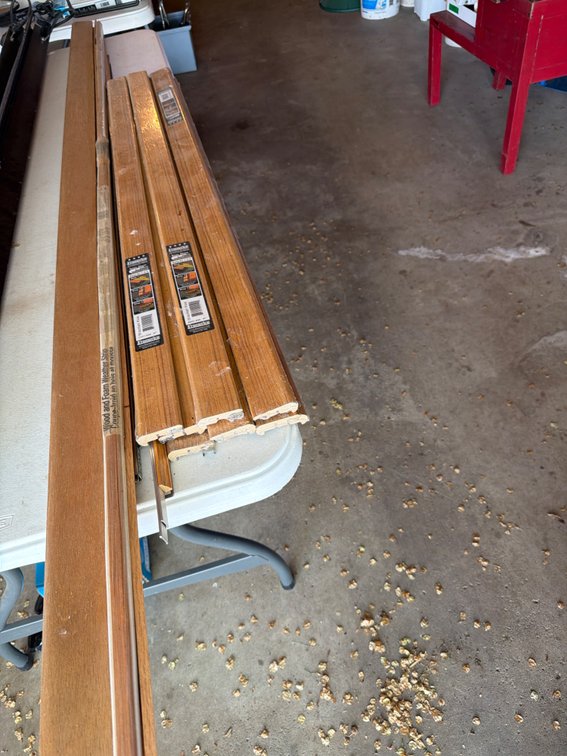 Moulding for Laminate Floors-Unopened and 8’ Single Pieces