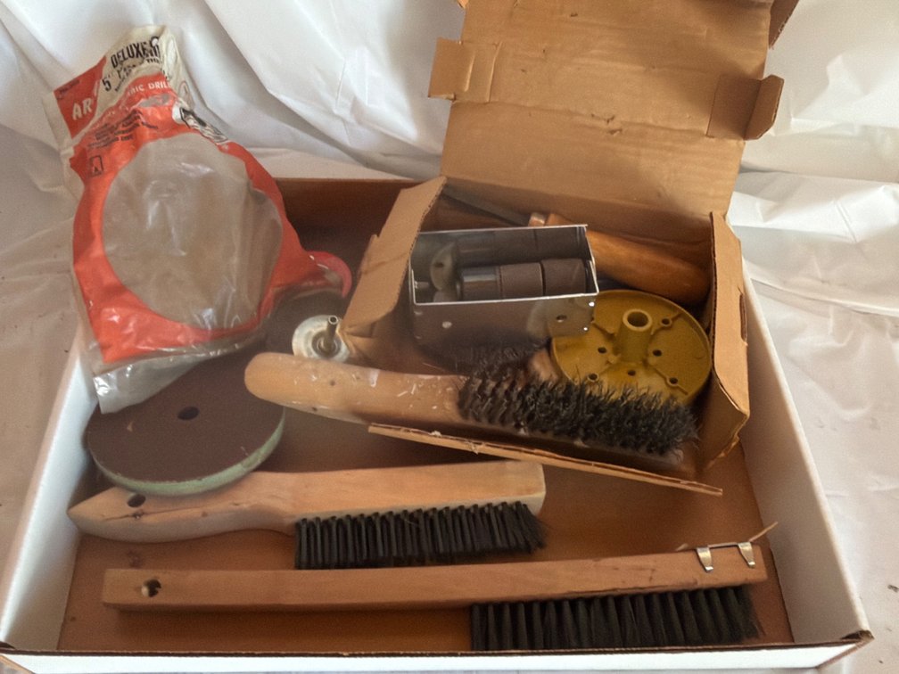 Sanding Wheels, Brushes