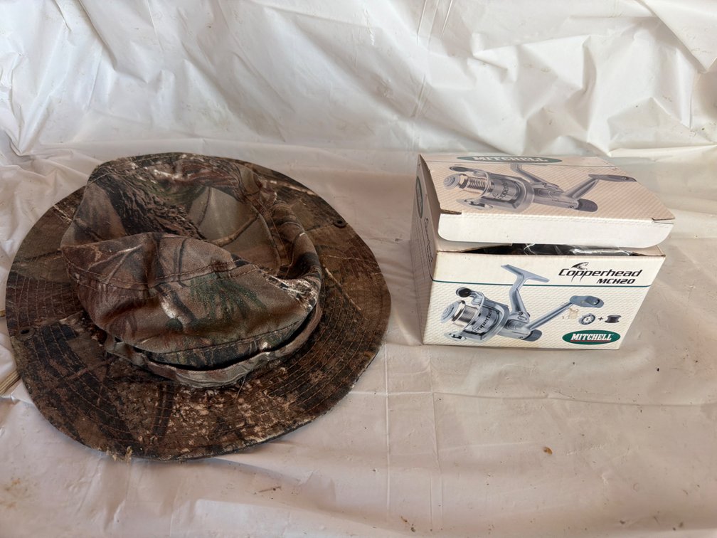 Mitchell Reel & Fishing Hat