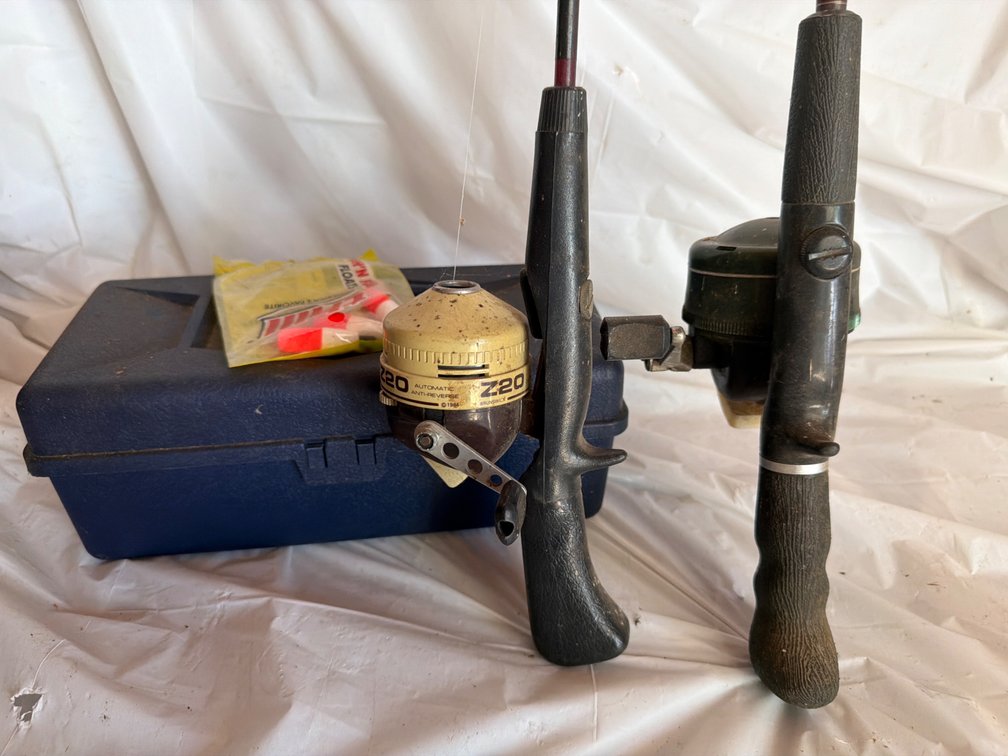 Tackle Box & Fishing Poles