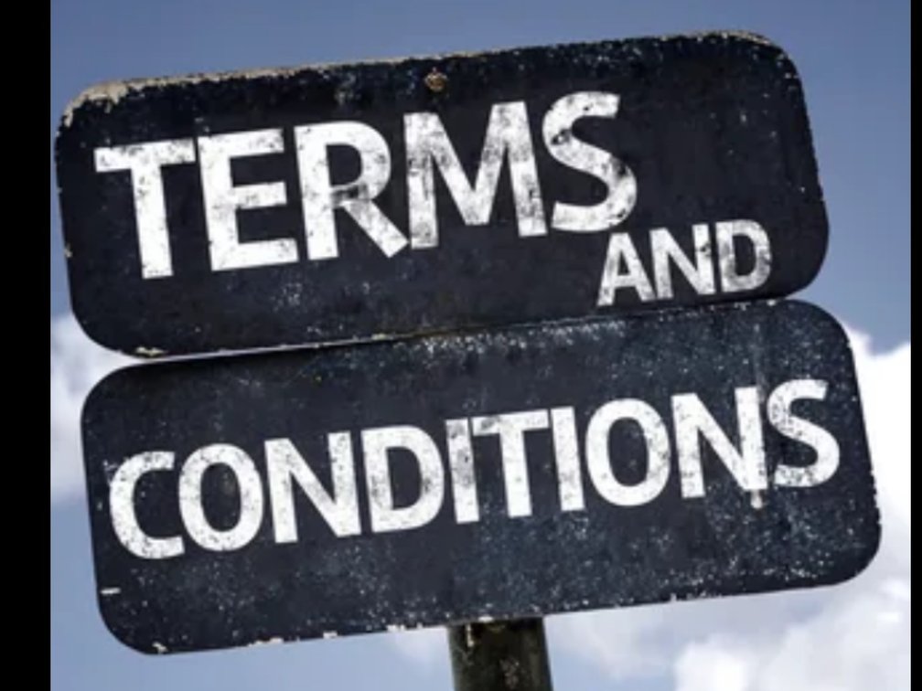 Terms and Conditions