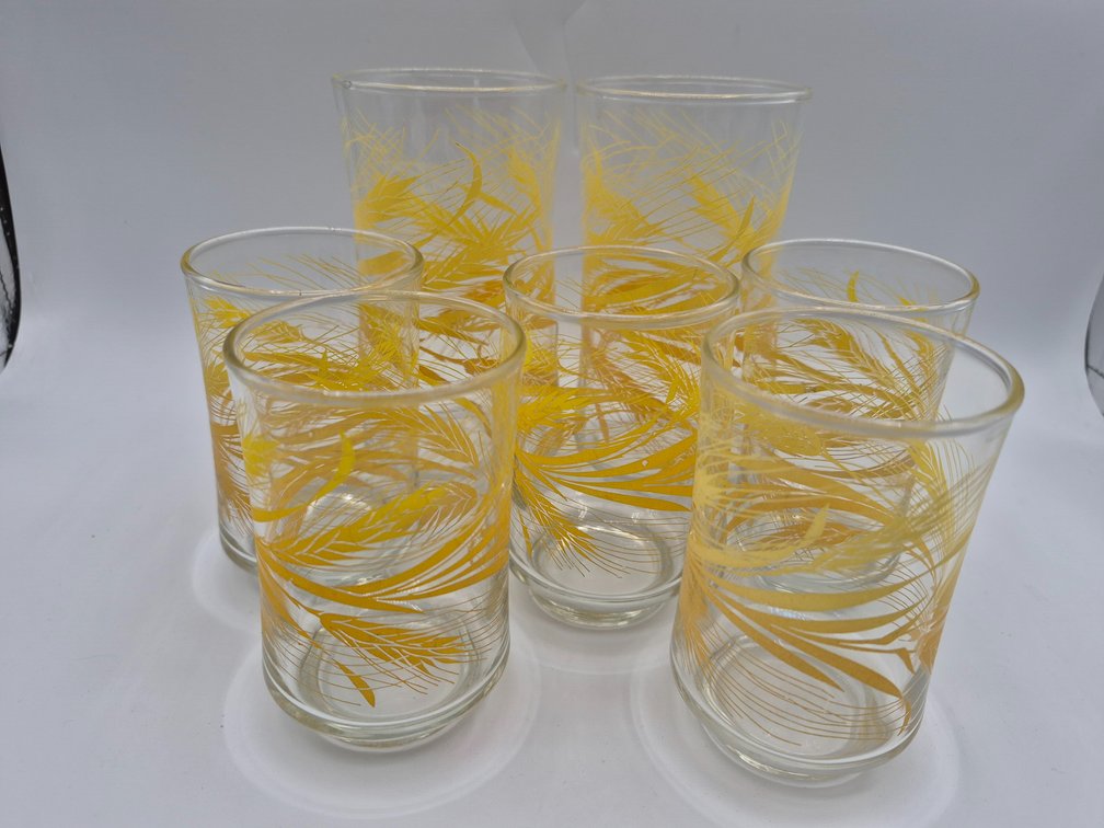 Libbey Golden Wheat Glasses