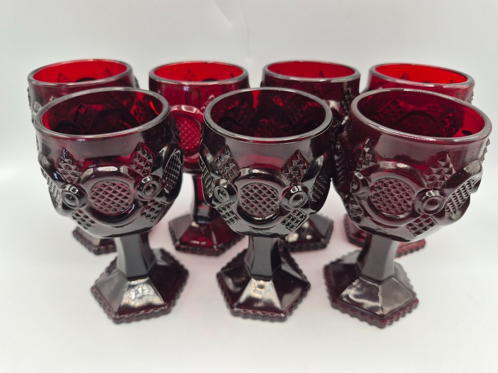 Avon Cape Cod Goblets 4.5" Tall