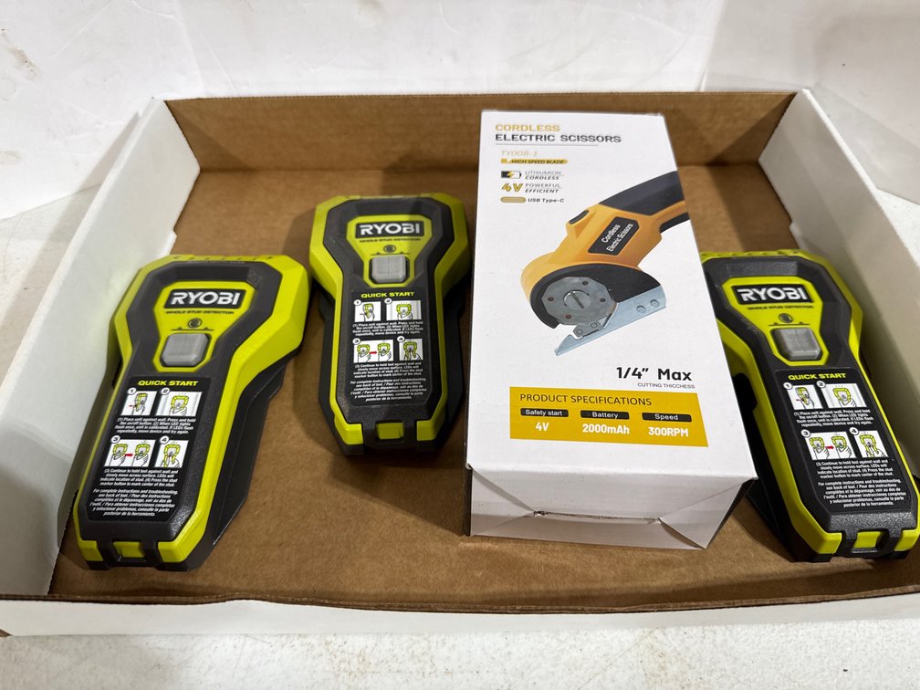 Stud Detectors and Electric Scissors