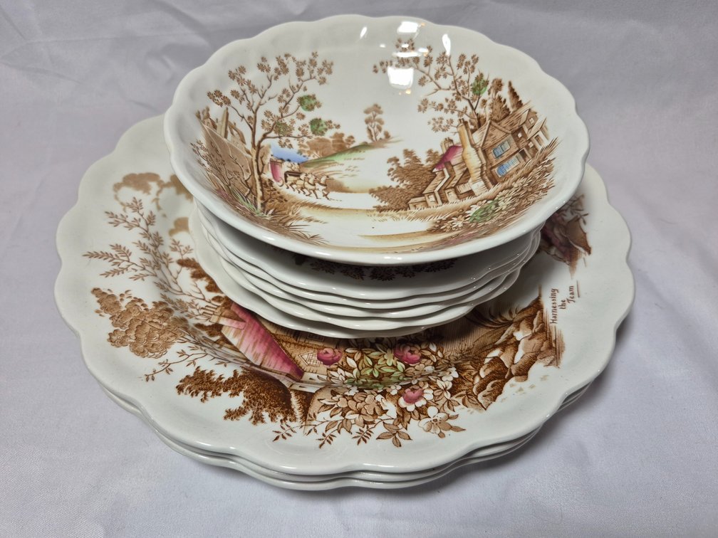 Ridgway Coaching Days Dinnerware