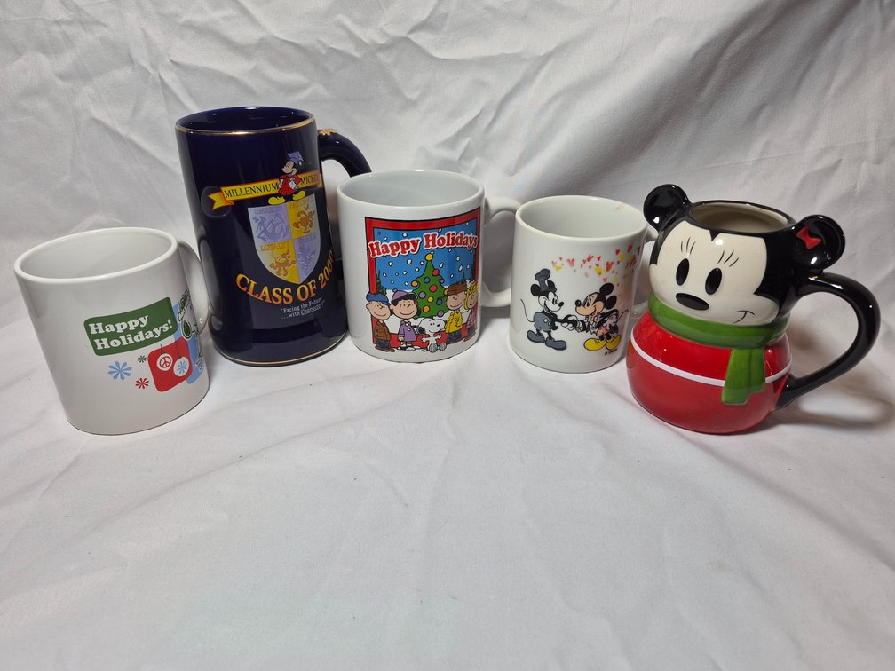 Mickey Mouse & Peanut Mugs