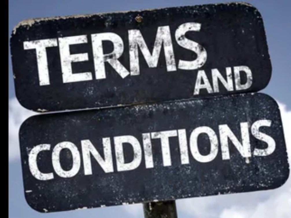Terms and Conditions