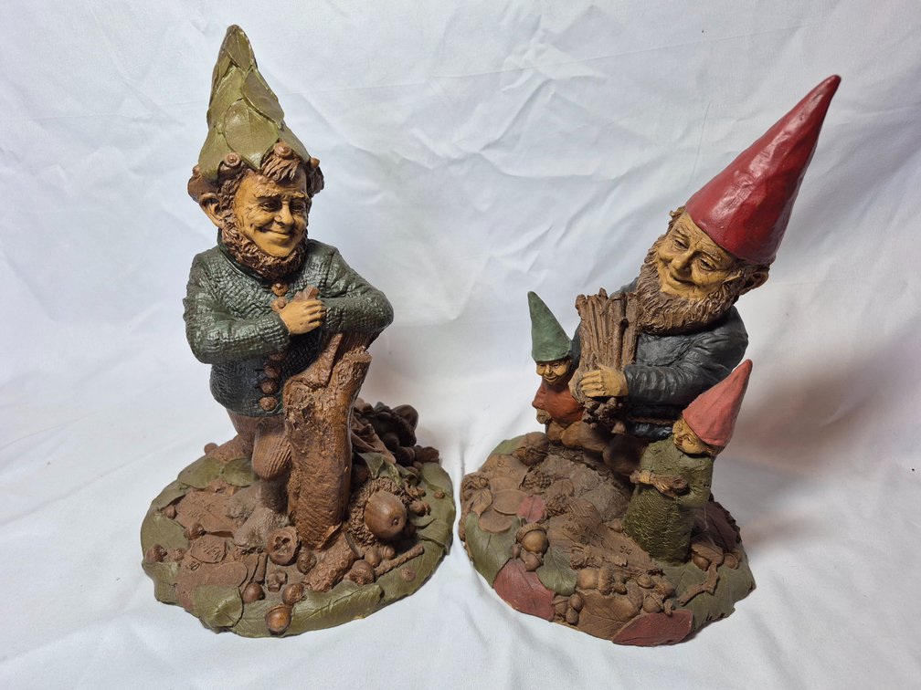 Tom Clark Gnomes Shen & Brother, Sister, Dad