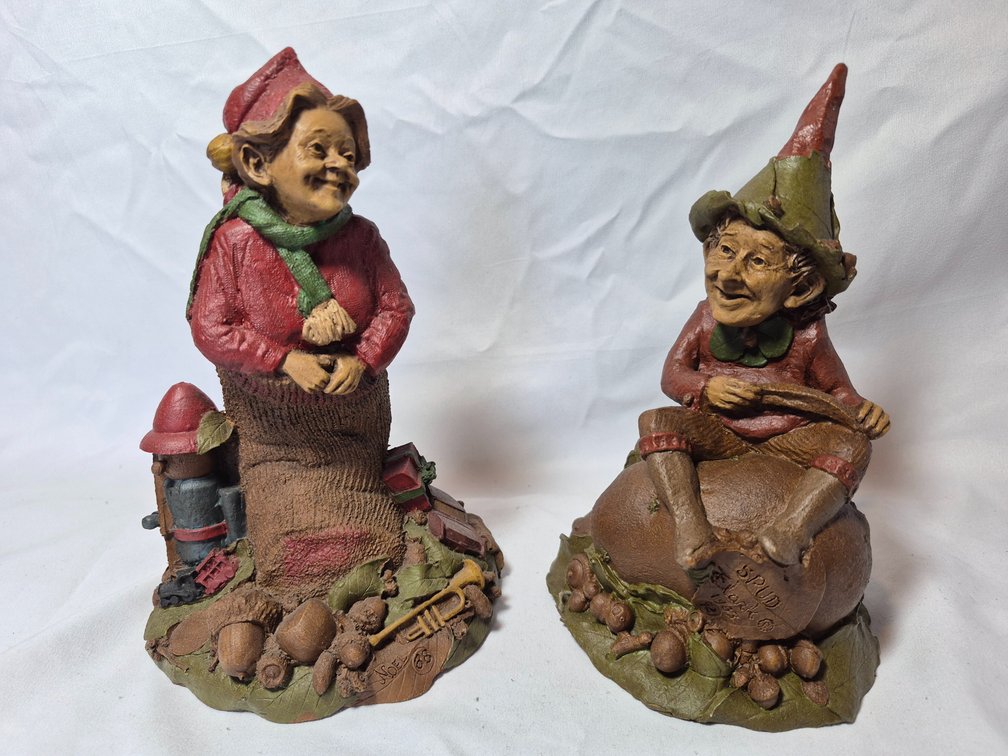 Tom Clark Gnomes Noel & Spud
