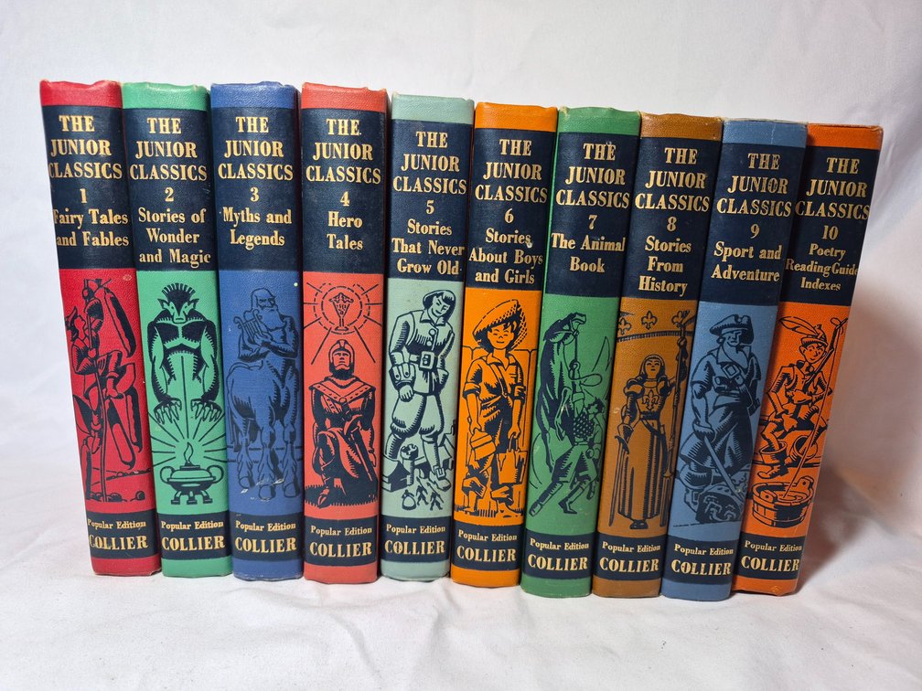 The Young Folks Hard Cover Shelf Books 1-10