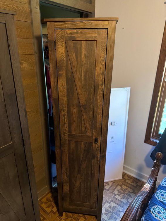 Tall Farmhouse Style Cupboard-6’ X 17” X 16”