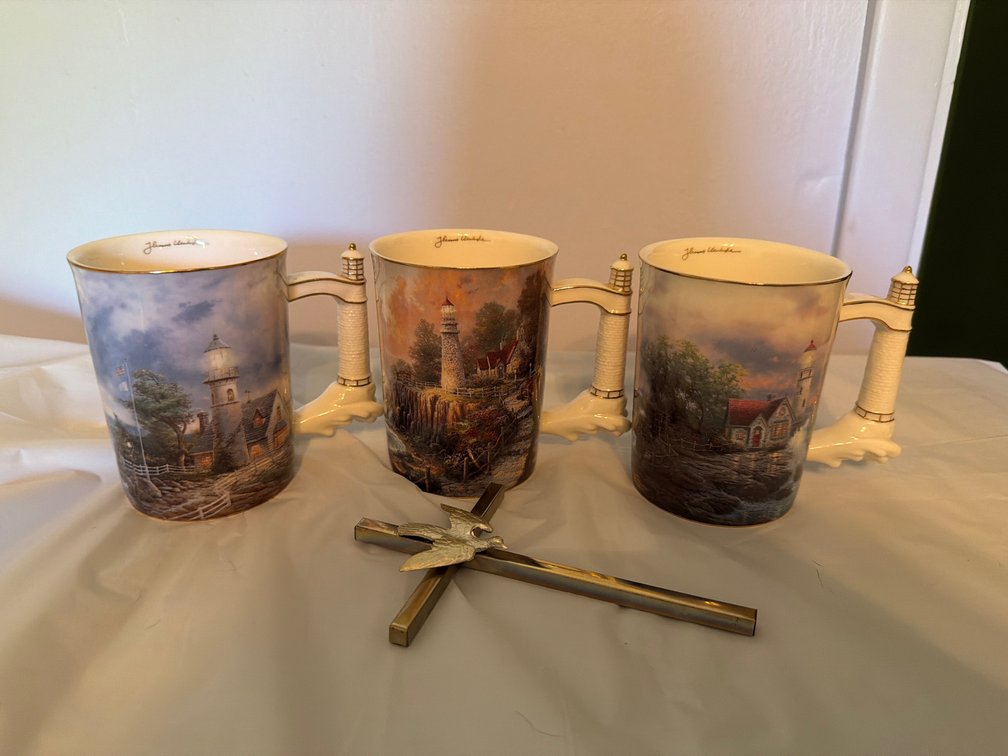Thomas Kinkade Collector Mugs, Cross