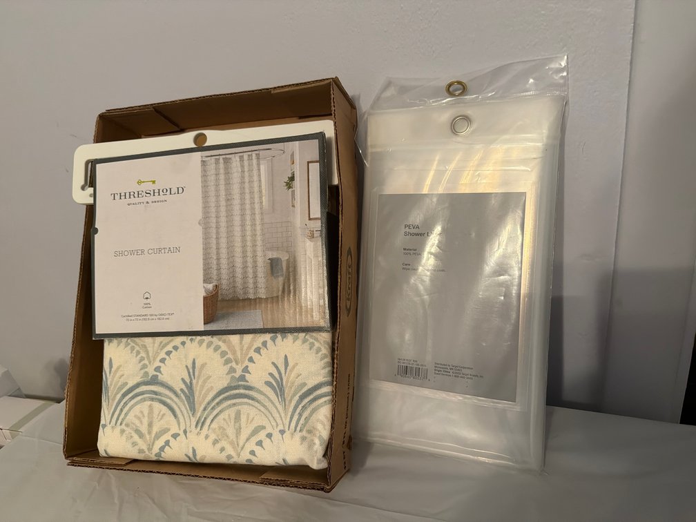 Shower Liner and Curtain