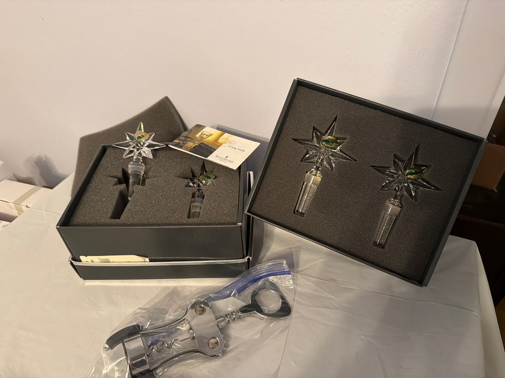 Waterford Crystal Wine Toppers, Opener