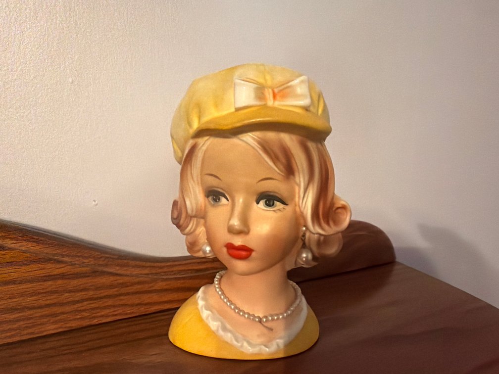 Vintage 1979 Relpo Head Vase