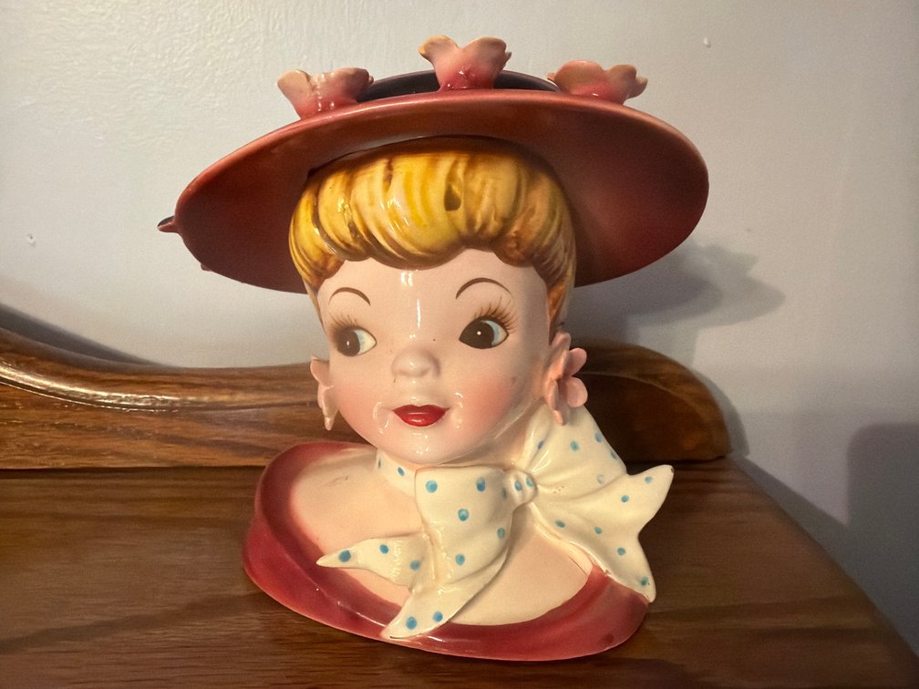 Vintage Relpo Head Vase