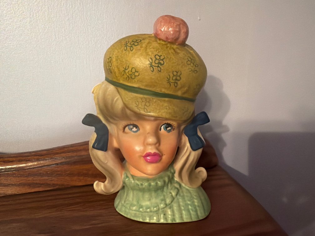 Vintage Head Vase-Enesco, 1960’s