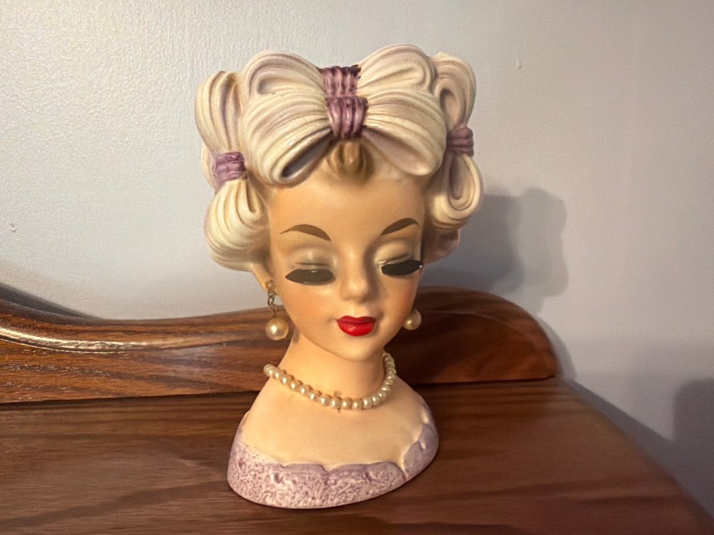 Vintage Relpo Head Vase