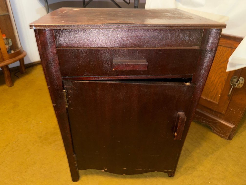 Wood Cabinet-26.5” X 20” X 15”