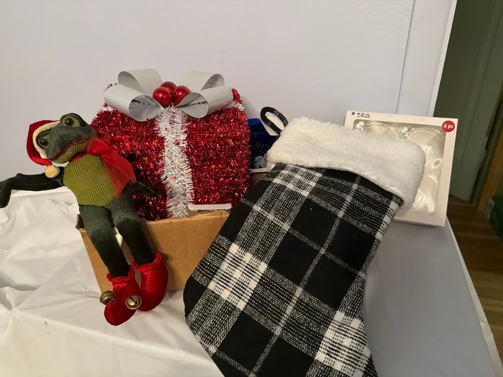 Variety of Holiday Decorations