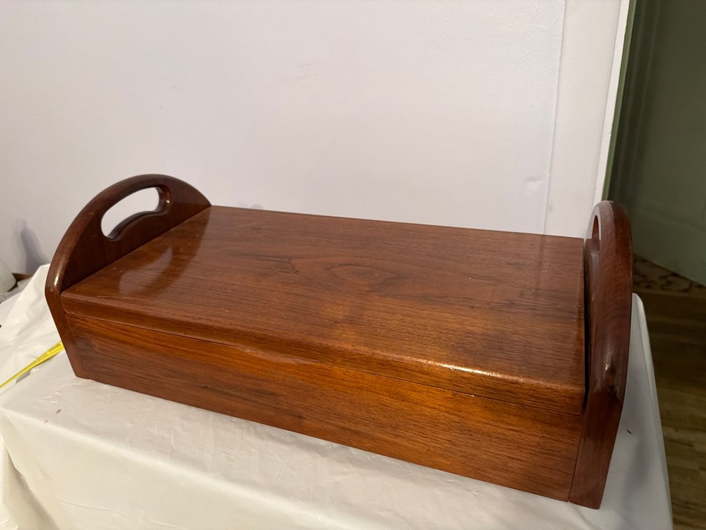 20” X 10.5” Wood Storage Box
