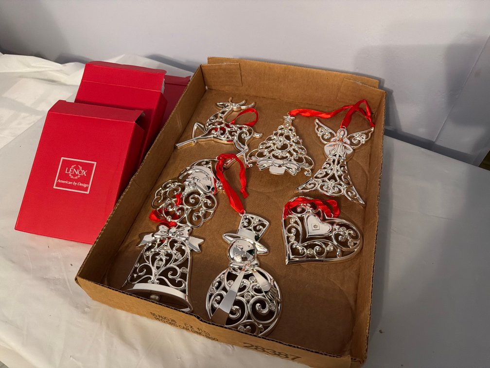 Lenox Christmas Ornaments-With Boxes