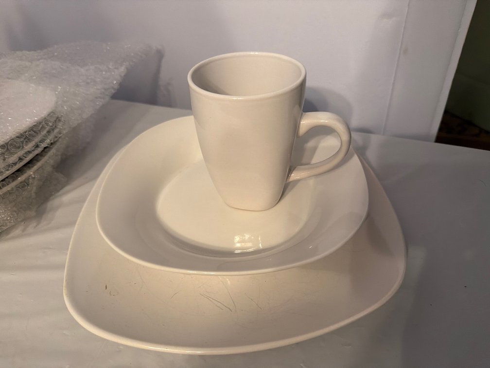 Plates, Bowls-5 and 4 Cups-Dishes