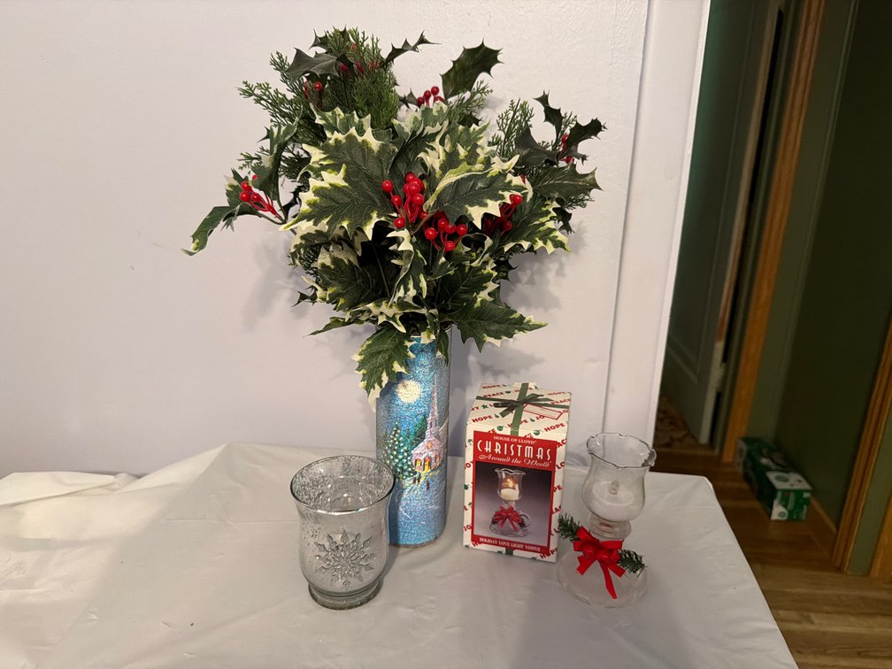 Holiday Candles, Candle Holders
