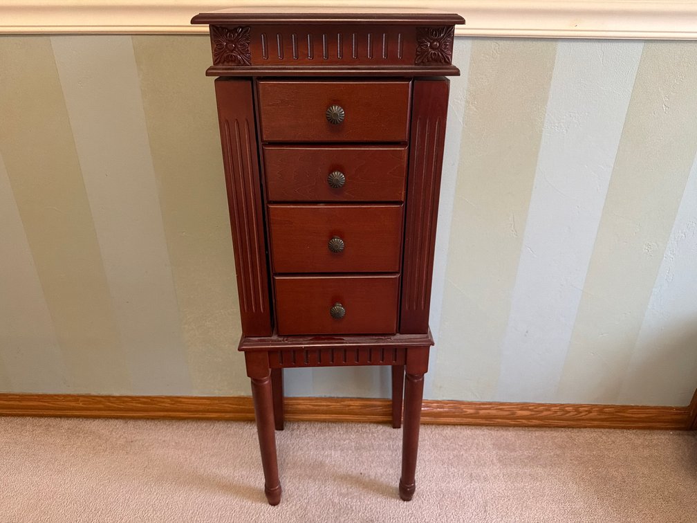 Floor Jewelry Box 37” Tall