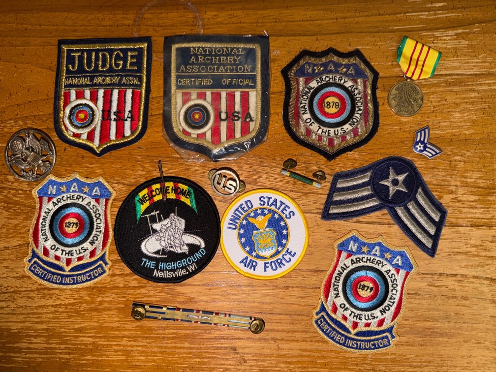 Archery & Air-force Patches & Pins