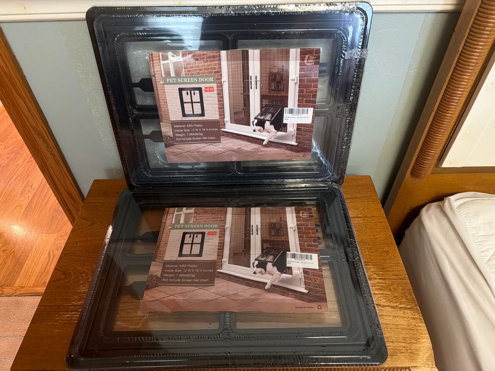 2 Pet Screen Doors 12” x 16”