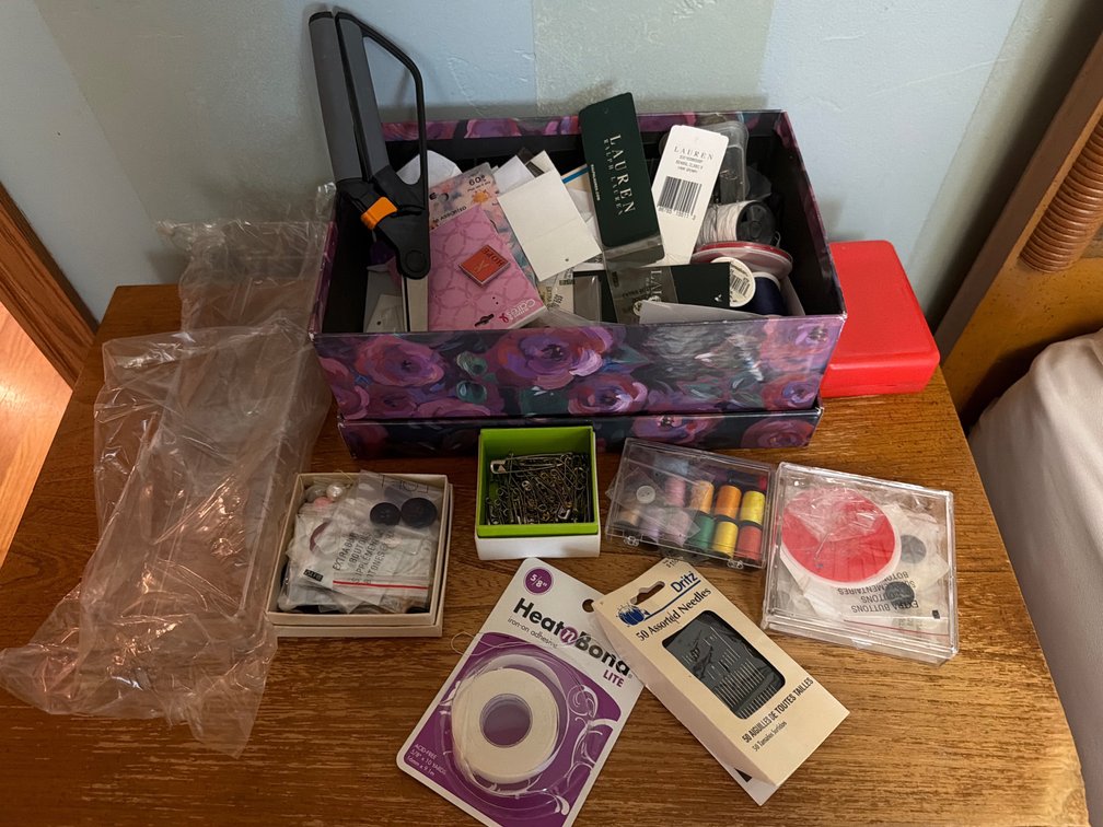 Thread, Needles, Buttons, & More