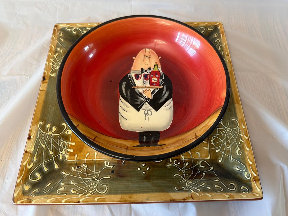 Decorative Platter & Bowl