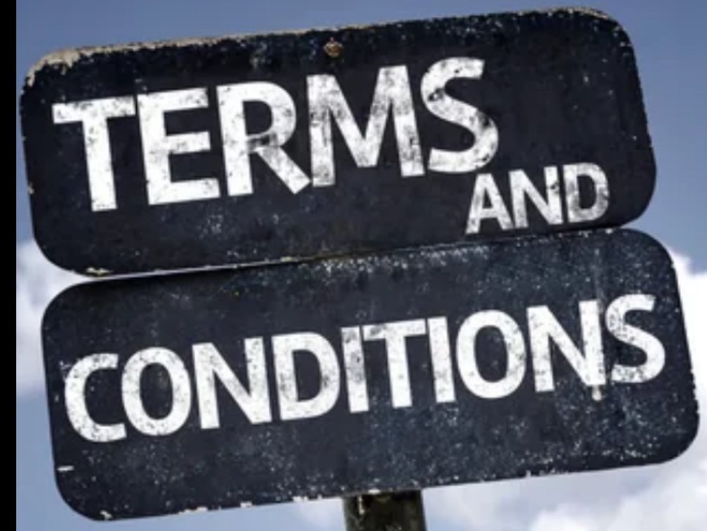 Terms and Conditions