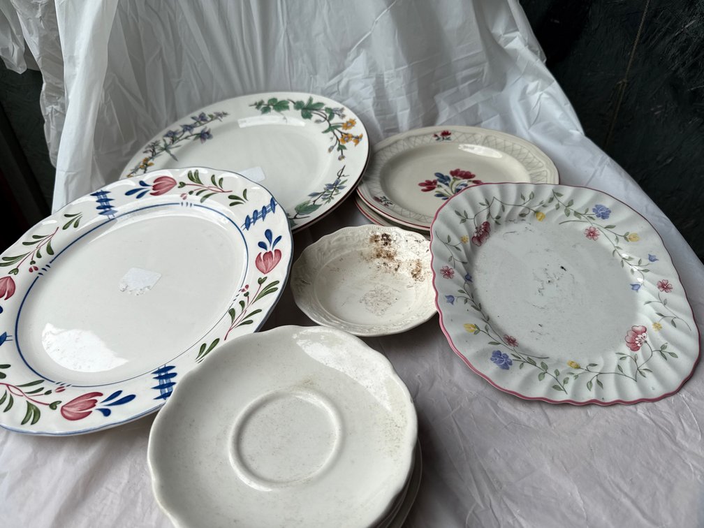 Variety of Plates, Saucers
