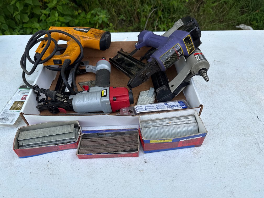 Staple Gun, Nail Gun, Nails