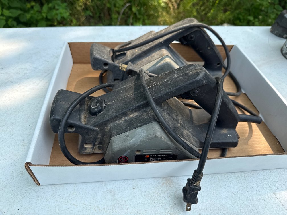 2 Black and Decker Planers