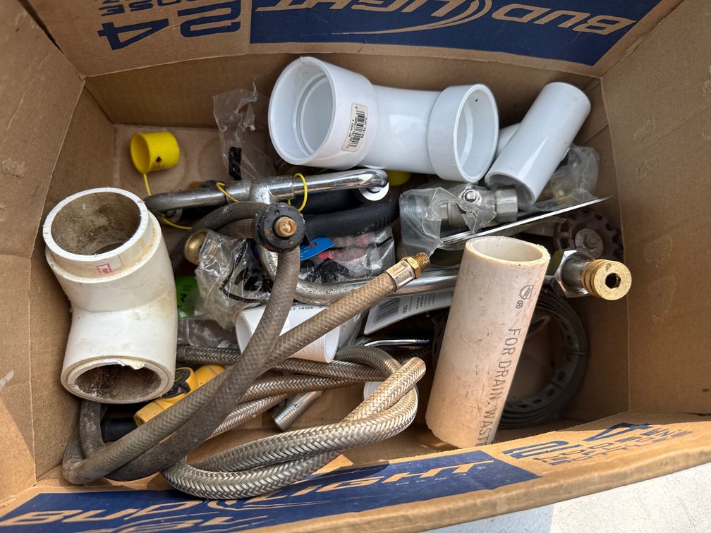 Box of Pluming Supplies